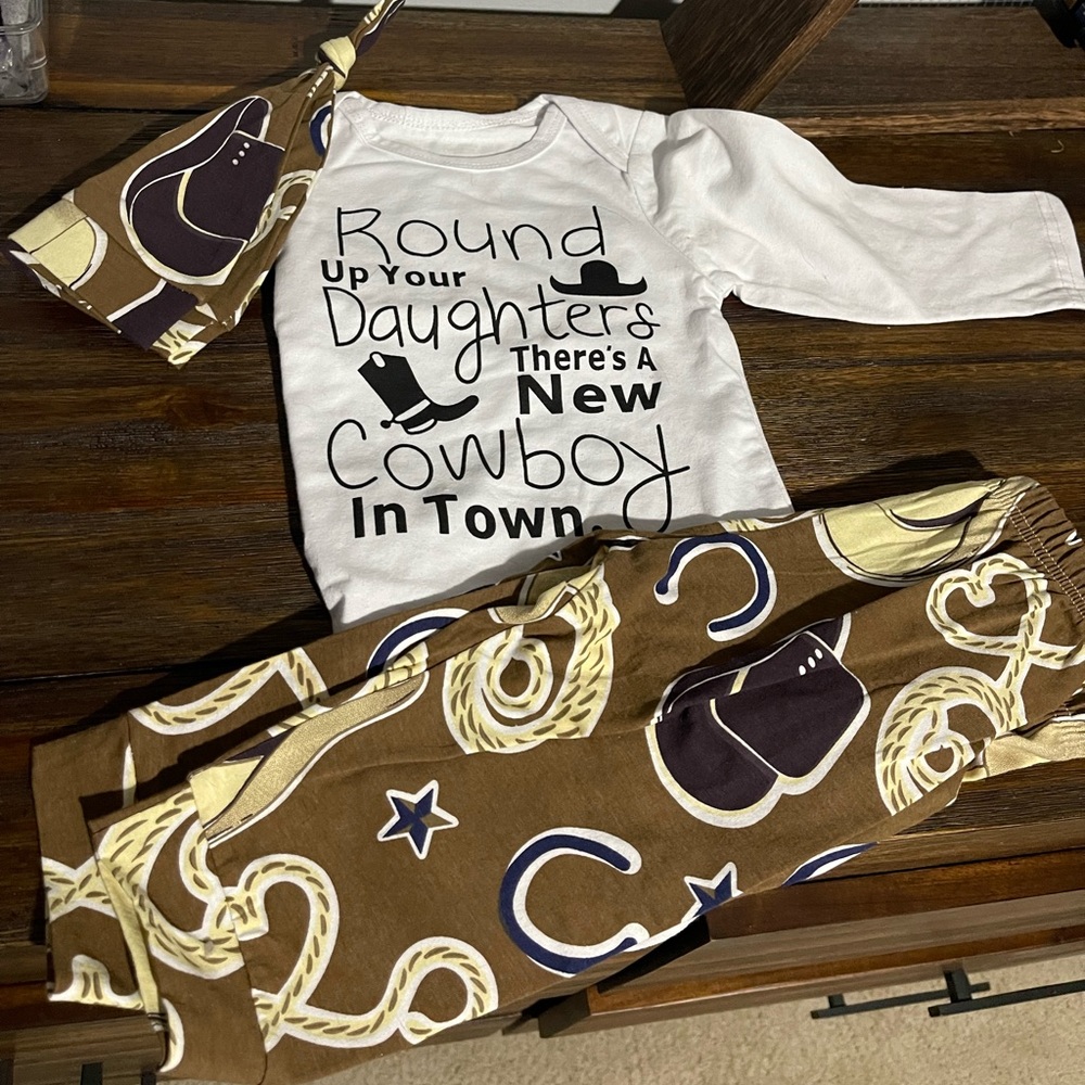 New Cowboy in Town 3pc